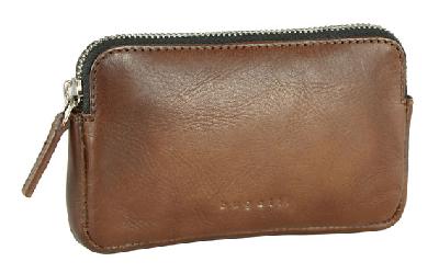 Ключница BUGATTI Domus, с RFID защитой, натуральная воловья кожа, 12х1,5х7 см