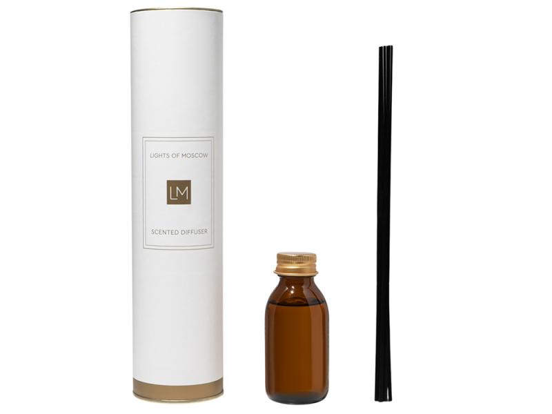 Ароматический диффузор с палочками, черный перец и амбра, нероли, 100 мл