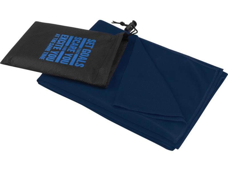 Полотенце спортивное Lucas из переработанного полиэстера, 50х100 см