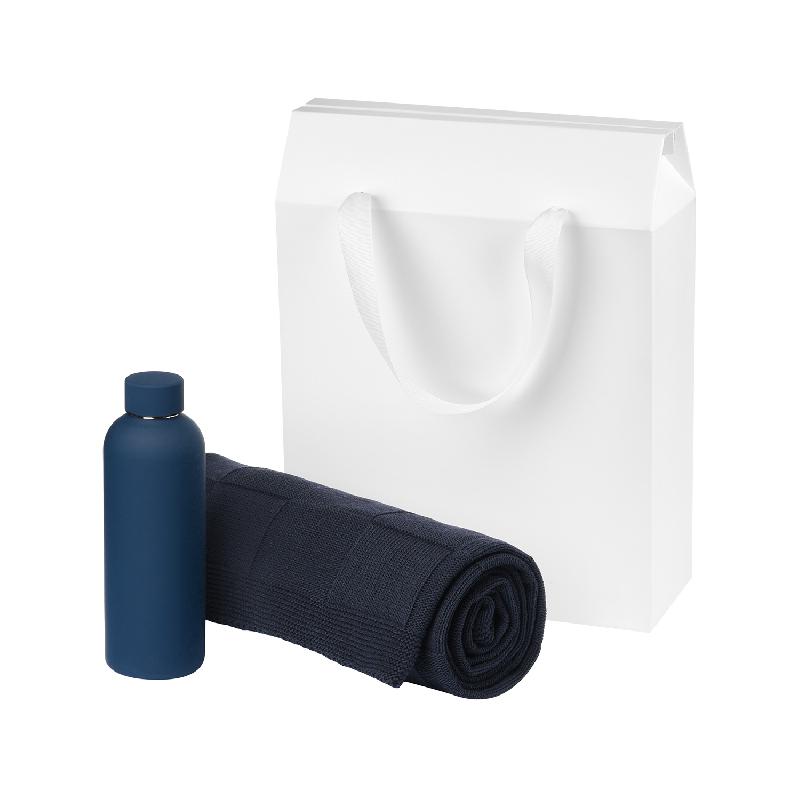 Подарочный набор Prima,  (термобутылка, плед)