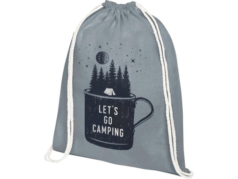 Рюкзак со шнурком Tenes из хлопка 140 г/м²