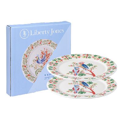 Набор тарелок parrot из коллекции  of paradise в подарочной упаковке, D21 см, 2 шт.