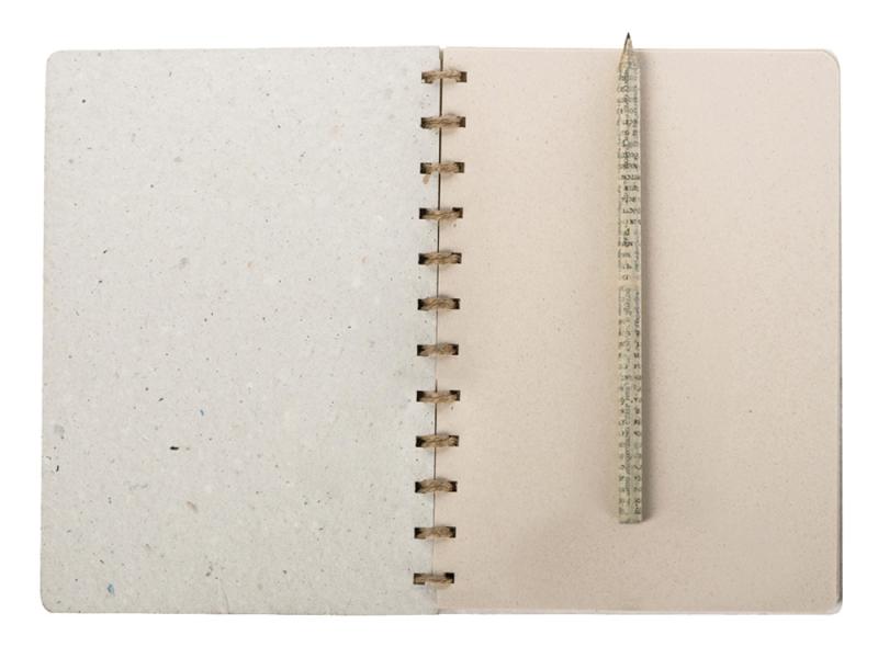 Блокнот А5 с бумажным карандашом и семенами цветов микс