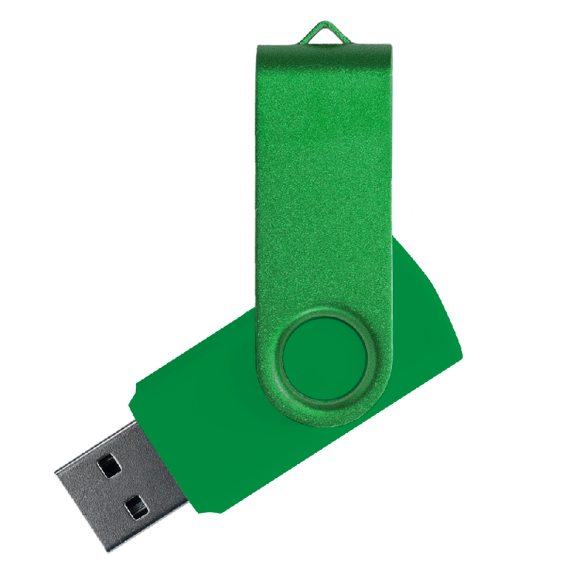 Флеш накопитель USB 2.0 Twister Assembly 16GB, пластик Софт Тачметалл
