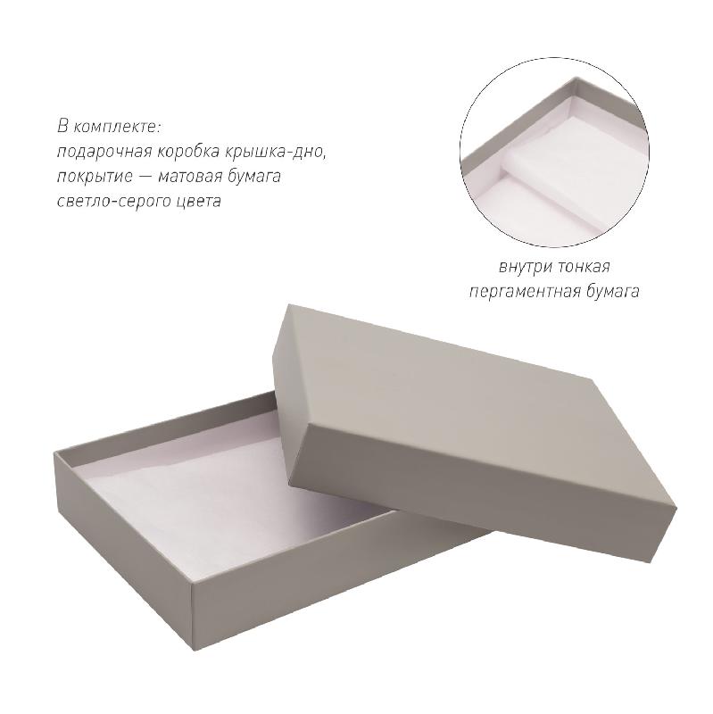 Ежедневник-портфолио Clip NEO недатированный в подарочной коробке,  (в комплекте ручка Sonata BP )