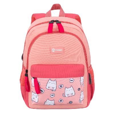 Рюкзак TORBER CLASS X Mini,  с орнаментом, полиэстер 900D  Мешок для обуви в подарок!