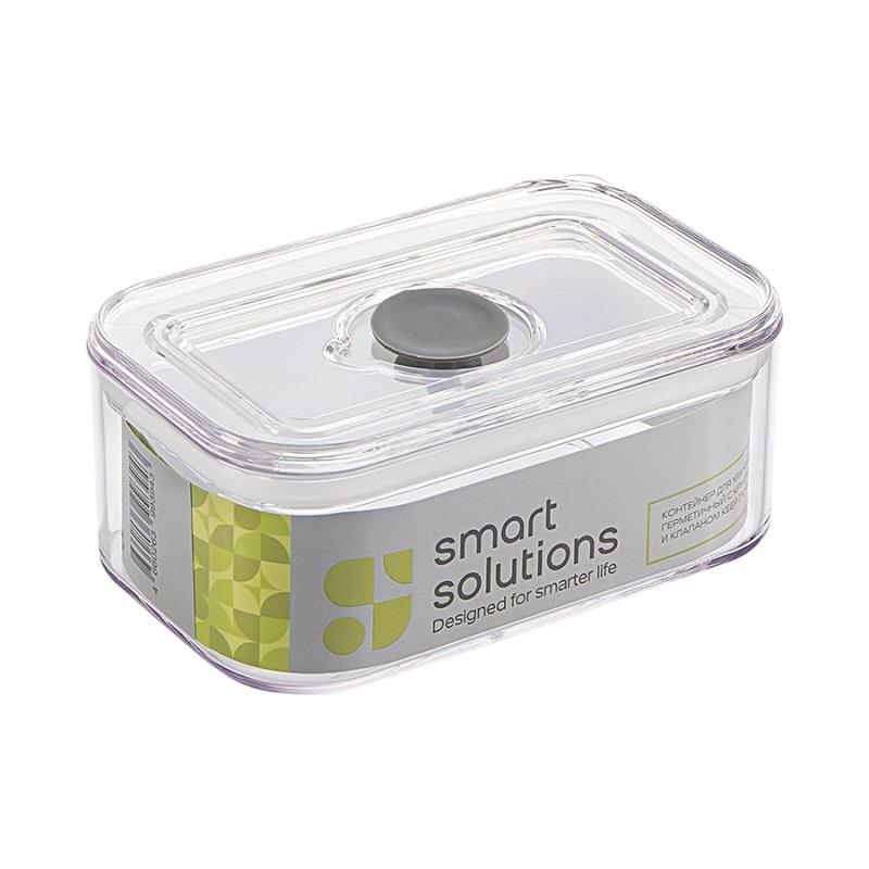 Контейнер для хранения герметичный с крышкой и клапаном keep in, 450 мл