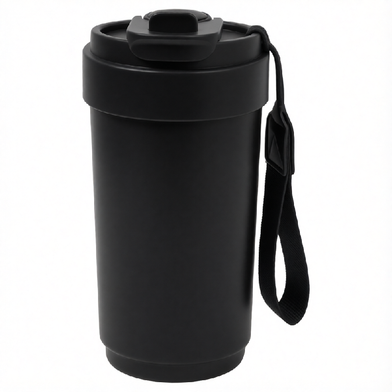 Термокружка Osaka с датчиком температуры, вакуумная, стальная, 410 мл, матовая