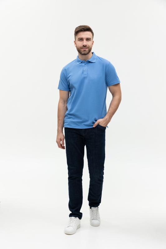 Рубашка поло мужская  STAN хлопок/полиэстер 185