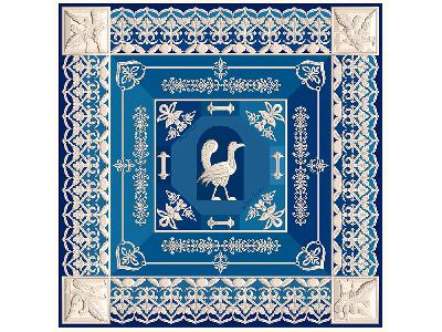 Платок Птица дивная