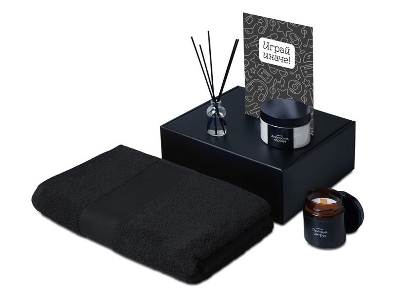 Подарочный набор Re:y. Care с полотенцем, солью для ванны и диффузором