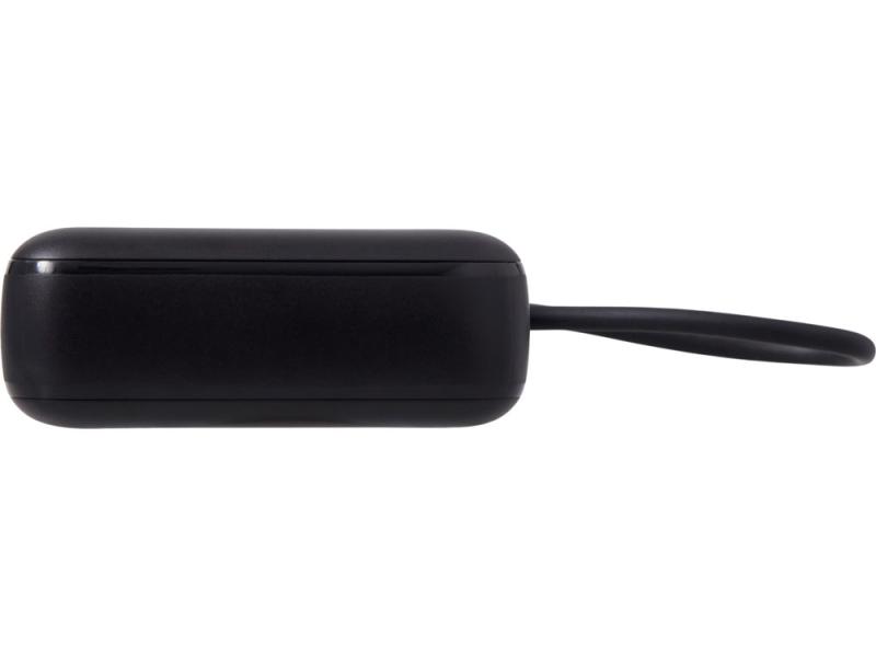 Внешний аккумулятор со встроенным кабелем Liri, QC/PD, 10000 мАч