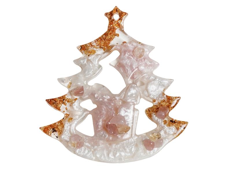 Набор елочных игрушек: Снегирь, Олень, Ель