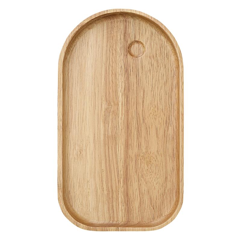 Набор из 5ти сервировочных тарелок на деревянном подносе sorrento