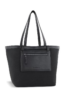 Сумкатоут женская средняя BUGATTI Elena, канвас, полиуретан, 48 x 20 x 30 см