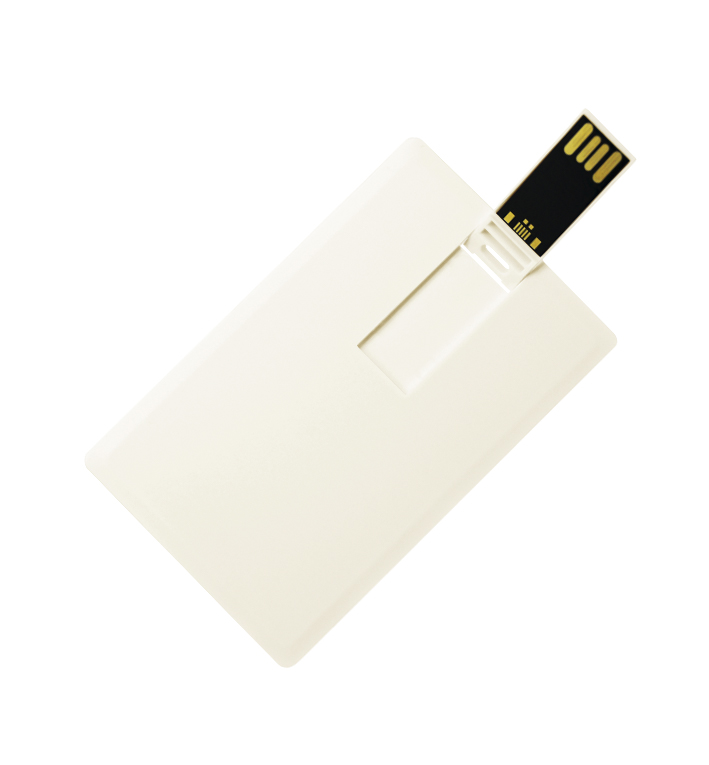Флеш накопитель USB 2.0 в виде кредитной карты 8GB, пластик