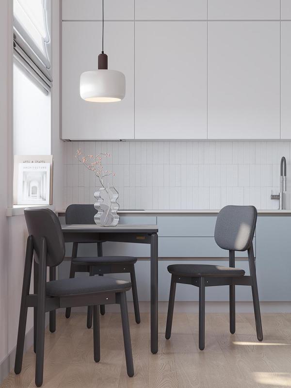 Стул с обивкой saga, рогожка