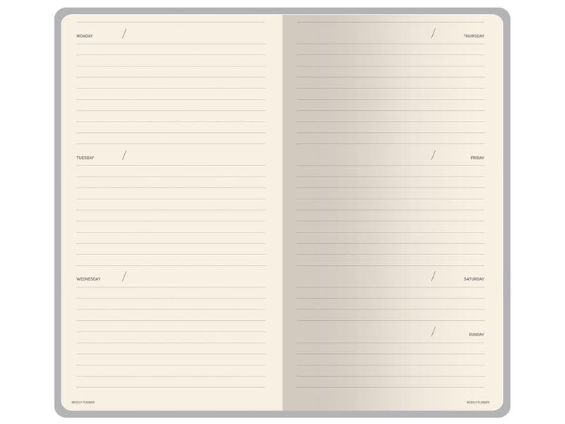 Еженедельник недатированный А6 Total beige