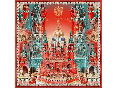 Платок Кремль - Москва - Фаберже