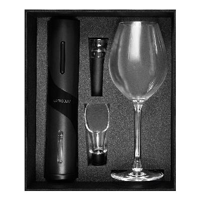 Набор подарочный Solution Prestige Quadro (штопор для вина с аксессуарами Circle Joy, бокал)