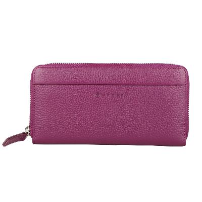 Кошелёк Cross Colors Plum, кожа наппа, фактурная