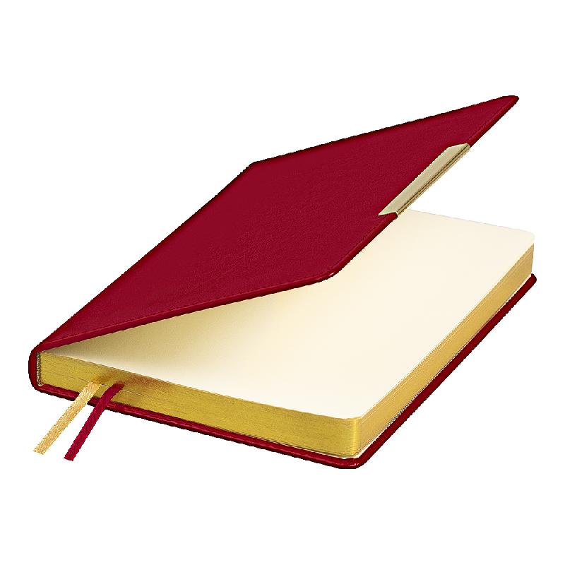 Ежедневник City Moderna Pristine А5,  с золотистым, недатированный, в твердой обложке с поролоном