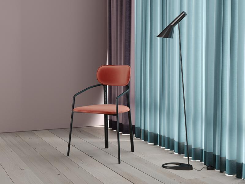 Стул ror, велюр