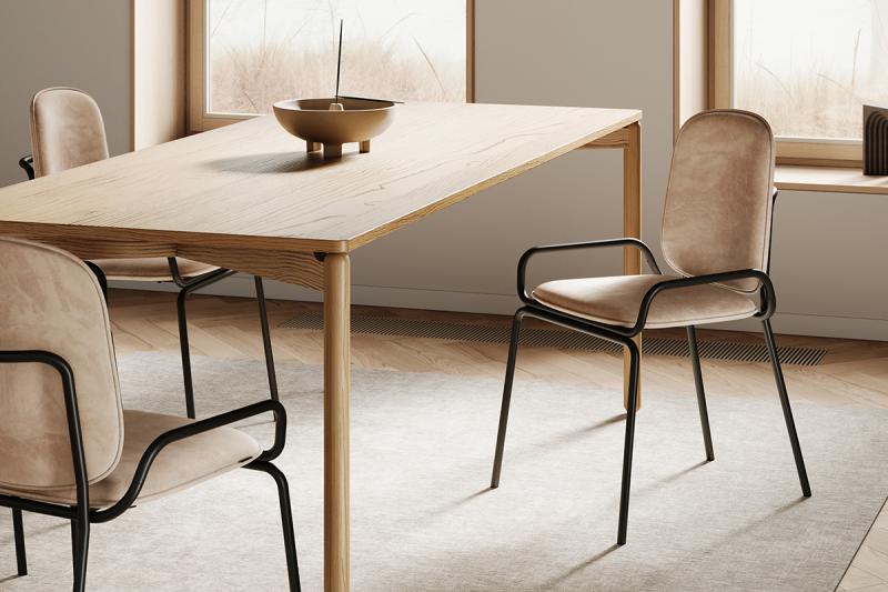 Стол обеденный saga, 75х150 см