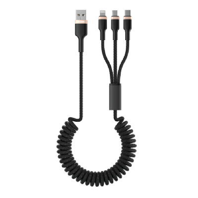 Кабель Olmio SPRING 3в1