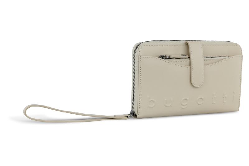 Кошелёк женский BUGATTI Daphne с ключницей, воловья кожаполиэстер, 19х3х11 см