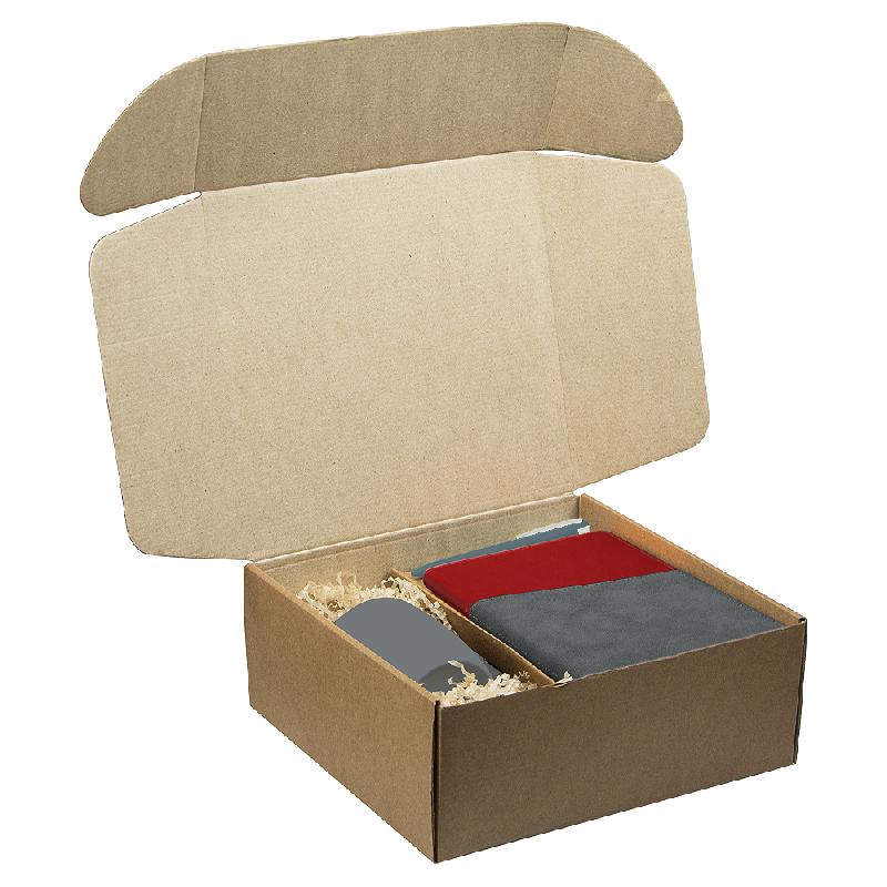 Набор подарочный Solution Prestige Trio ( ежедневник Flexy Smart Porta Nuba Latte, кружка Casa Grande Lupin Soft, ручка Zorro),  с красным