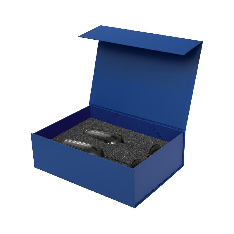 Подарочный набор 2 бокала для шампанского Mancera в синей коробке