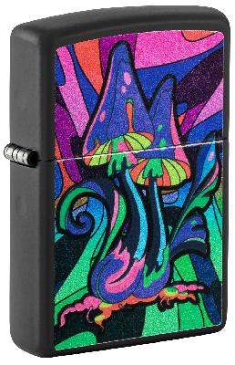 Зажигалка ZIPPO Counter Culture с покрытием Black Light, латунь,овая 38x13x57 мм