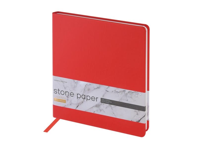 Еженедельник с каменной бумагой А5+ Carrara