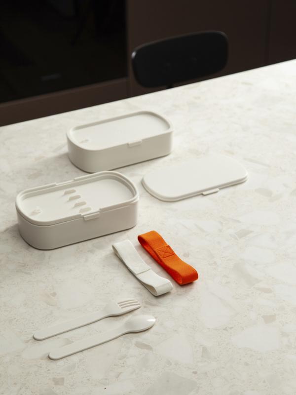 Ланчбокс с приборами food time, 1 л