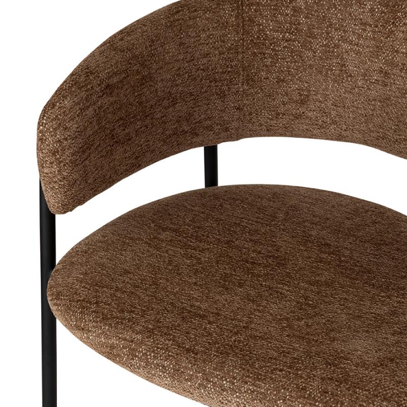 Стул полубарный helning, мягкий шенилл