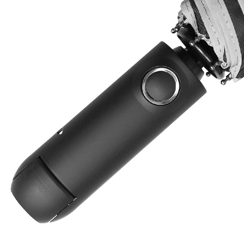 Зонт складной автоматический с фонариком Forest Walker, диаметр 108 см, 8 панелей, со светоотражающей полосой в подарочной коробке