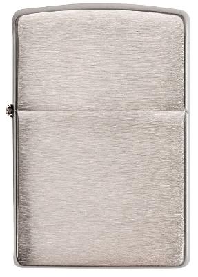Зажигалка ZIPPO Armor™ c покрытием Brushed Chrome, латунь, овая, 38x13x57 мм