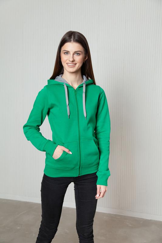 Толстовка женская STAN с капюшоном на молнии футер с начёсом 280