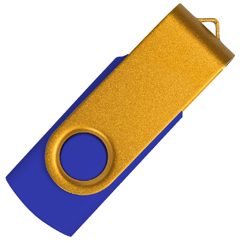 Флеш накопитель USB 2.0 Twister Сolor Mix 16GB, пластик Софт Тачметалл