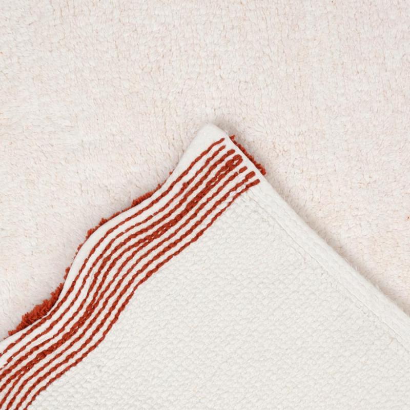 Коврик для ванной с кантом  из коллекции trendy ruffles, 50x80 см