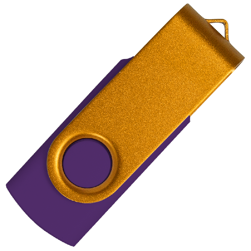 Флеш накопитель USB 2.0 Twister Сolor Mix 16GB, пластик Софт Тачметалл