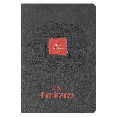 Ежедневник Flexy Nuba Print Sample Fly Emirates А5, недатированный, в гибкой обложке