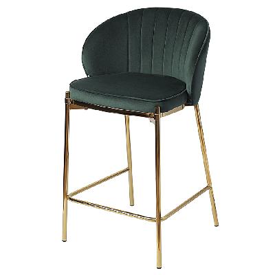 Стул полубарный coral, велюр