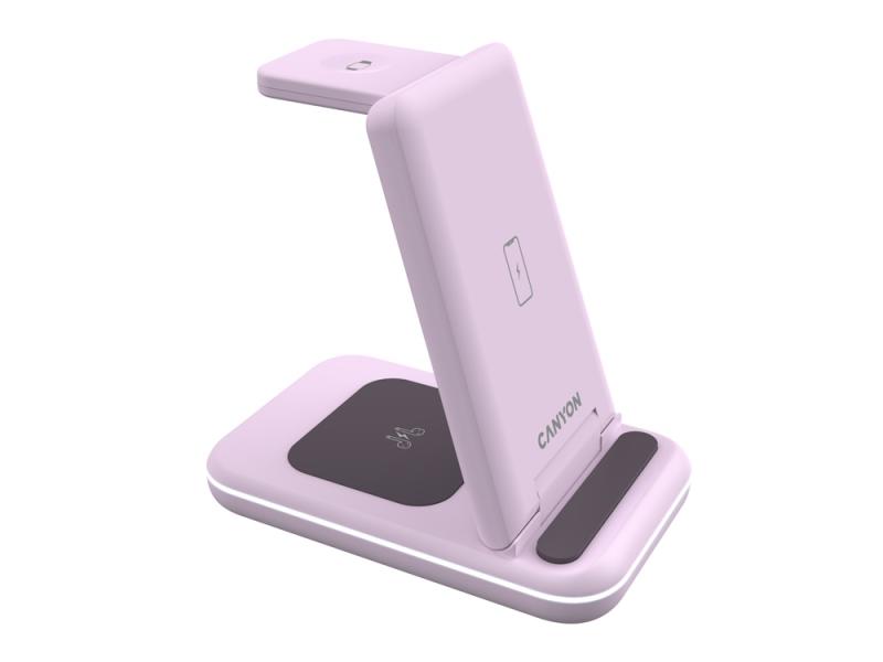 Беспроводное зарядное устройство 3-в-1 WS-304, 15 Вт