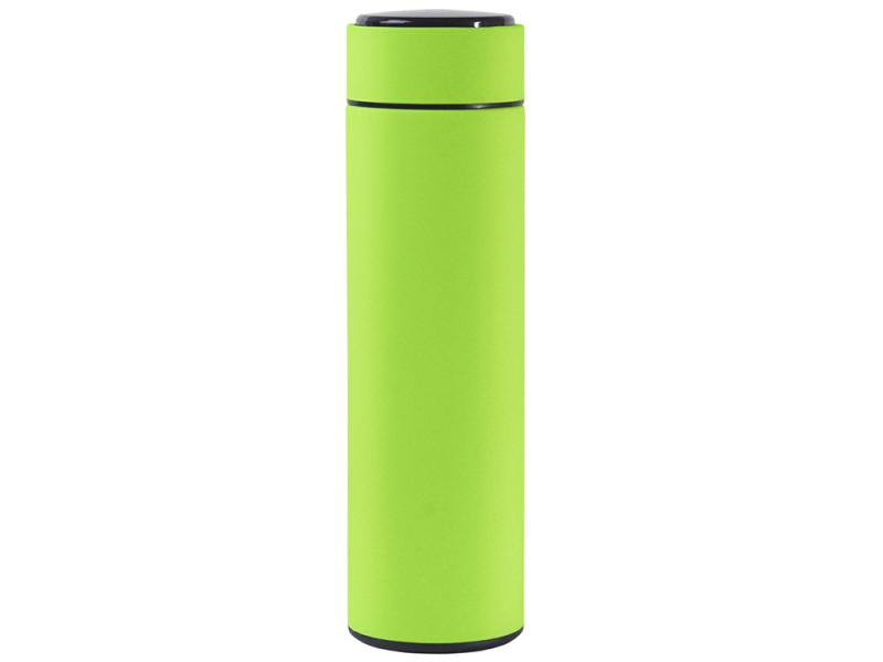 Термос FAMILY MARK LED, индикатор, soft touch