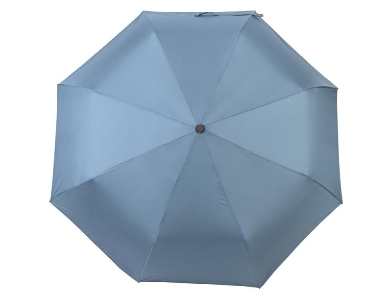 Зонт-полуавтомат складной Roof с куполом из переработанного пластика