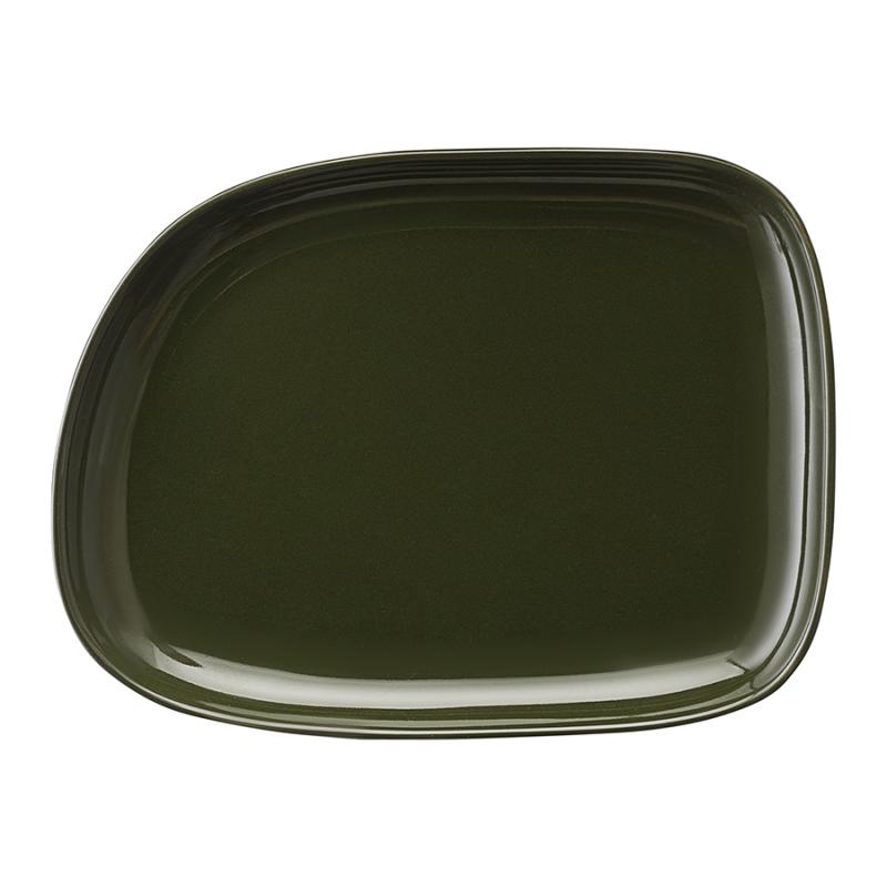 Набор из 5ти сервировочных тарелок на деревянном подносе sorrento