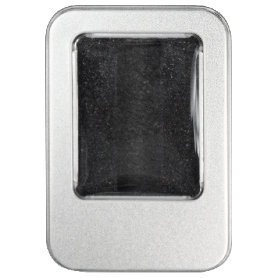 Футляр для флеш накопителя металлический, размер 6*9,5 см