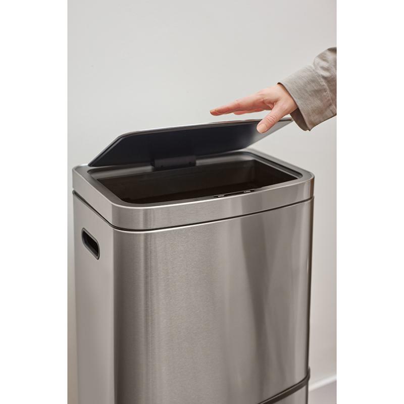 Контейнер мусорный с 2мя отделениями smart bin, сенсорный, 60 л